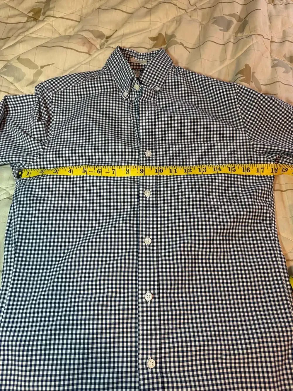 J.Crew Boys Classic Long Sleeve Gingham Stretch Button Down Shirt